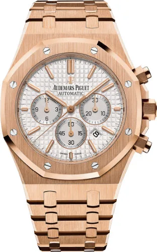 Audemars Piguet Royal Oak ChronographSilver Dial 18kt Rose Gold 26320OR.OO.1220OR.02