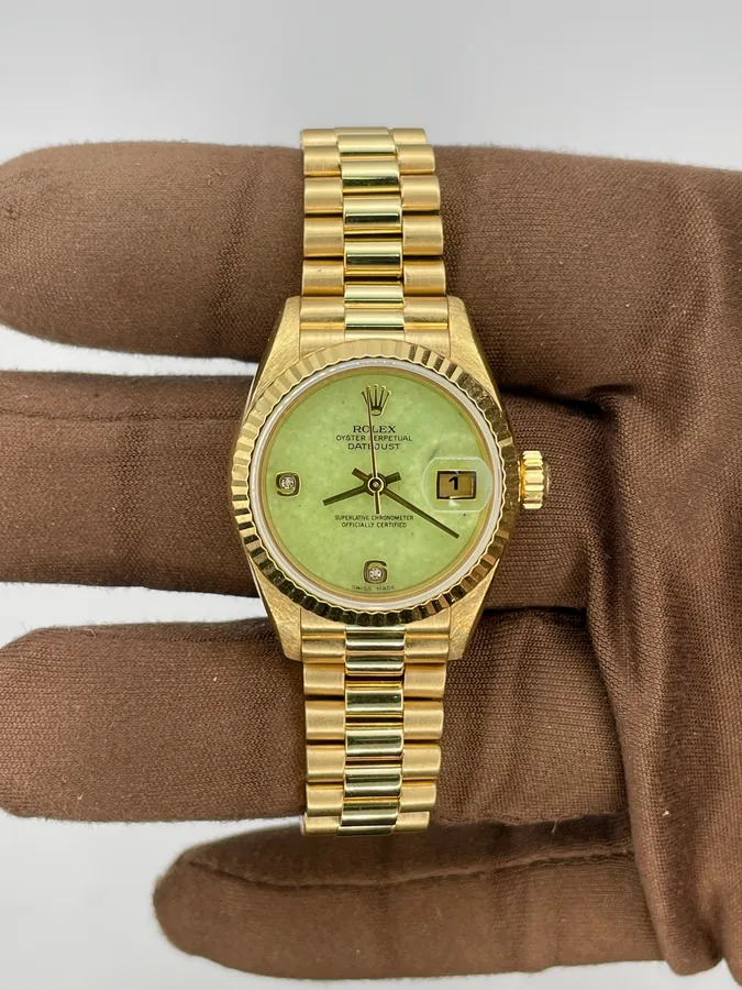 Rolex 2000 Datejust Jade Kiwi 201664
