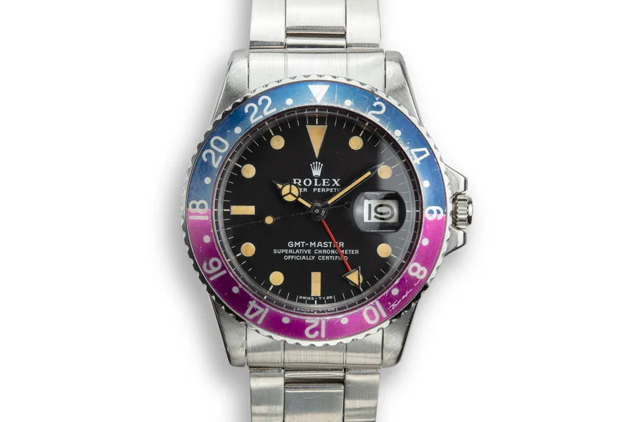 Rolex 1972 GMT-Master 1675 Fuchsia A2480