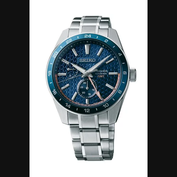 Seiko Presage Sharp Edged Series GMT SPB217