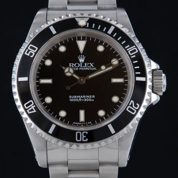 Rolex Submariner (No Date)No-Date 2 Liner Black Dial Steel Oyster 14060