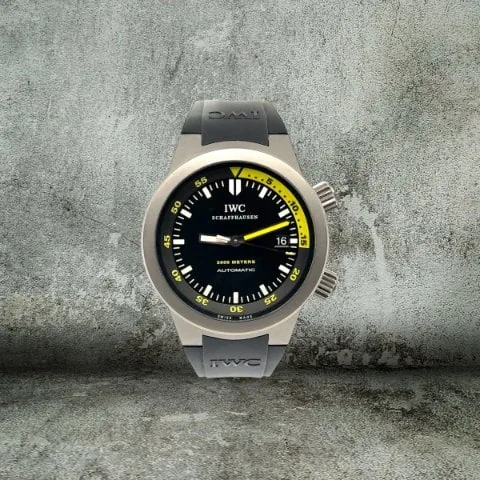 IWC Aquatimer Automatic 2000Black Dial Titanium 42MM Watch IW353804