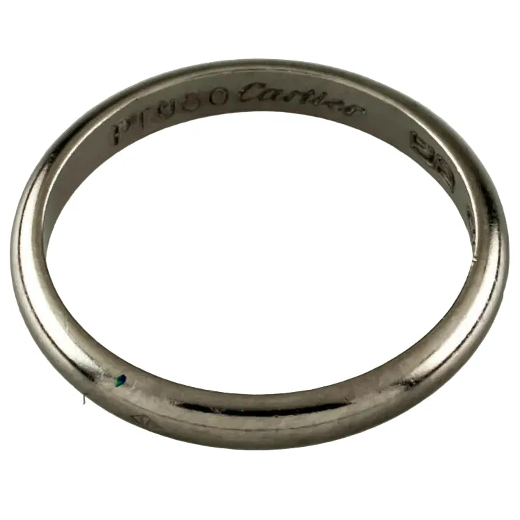 Cartier Platinum Plain Wedding Band 018-1016