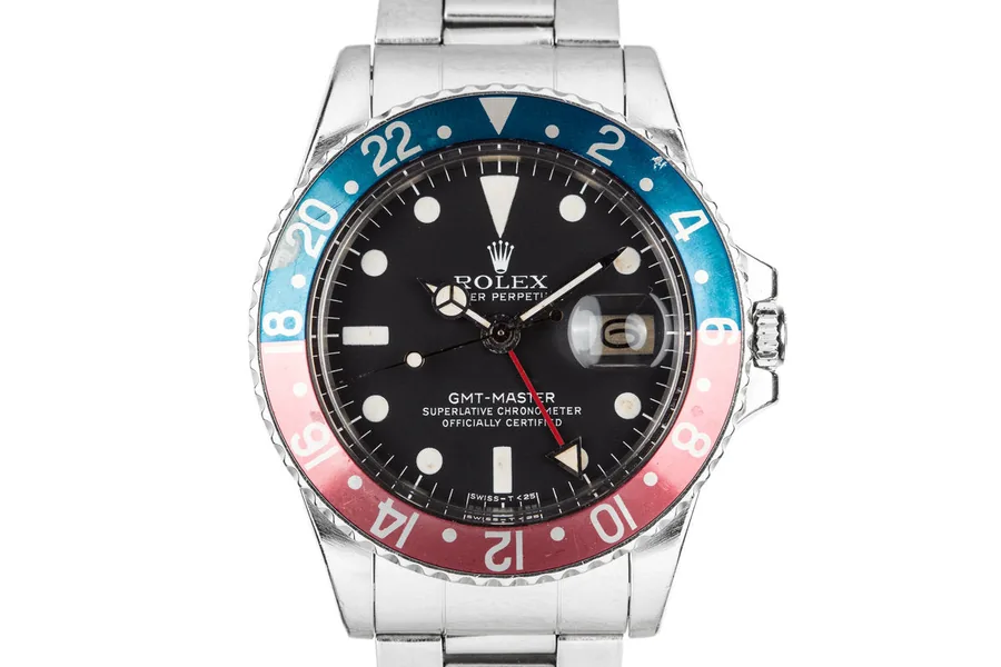 Rolex 1977 GMT-Master 1675 Pepsi A46