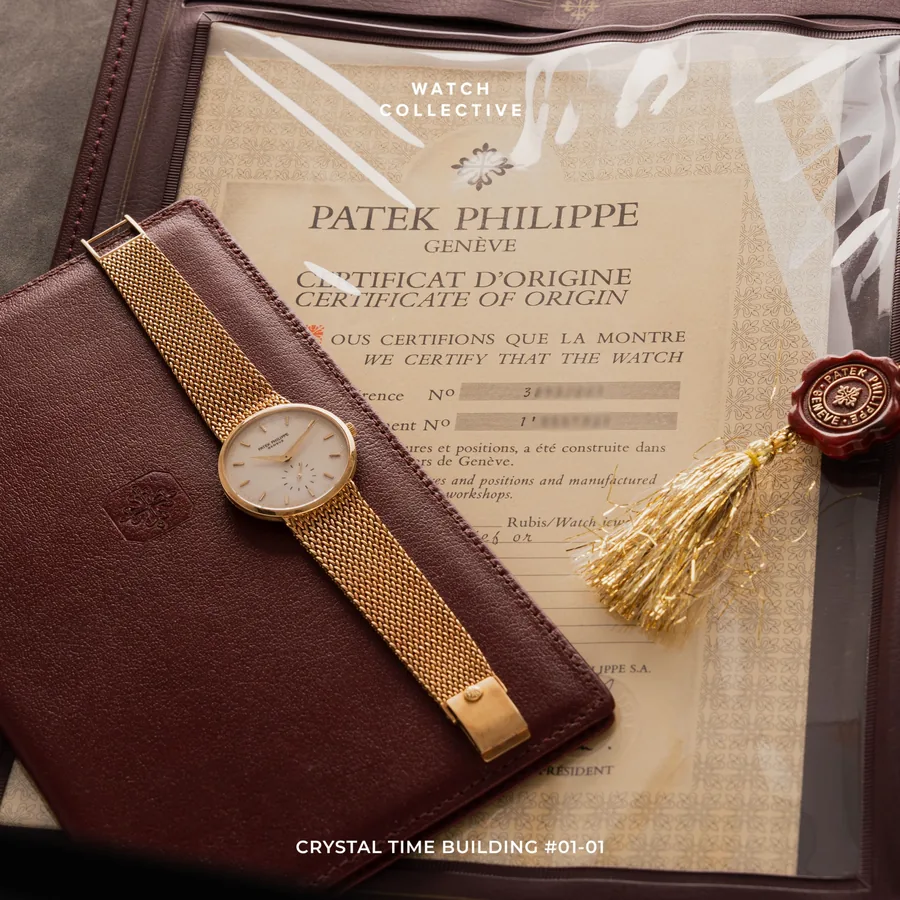 Patek Philippe Calatrava Small seconds Champagne 3893/001