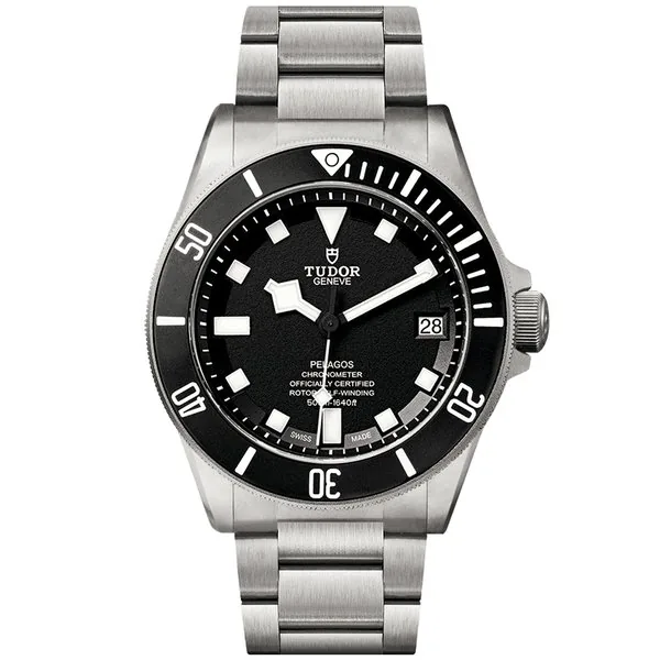 Tudor Pelagos Chronometer Black Dial Titanium Men's Watch M25600TN-0001