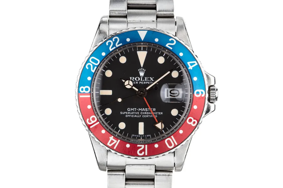 Rolex 1972 GMT-Master 1675 Pepsi A523