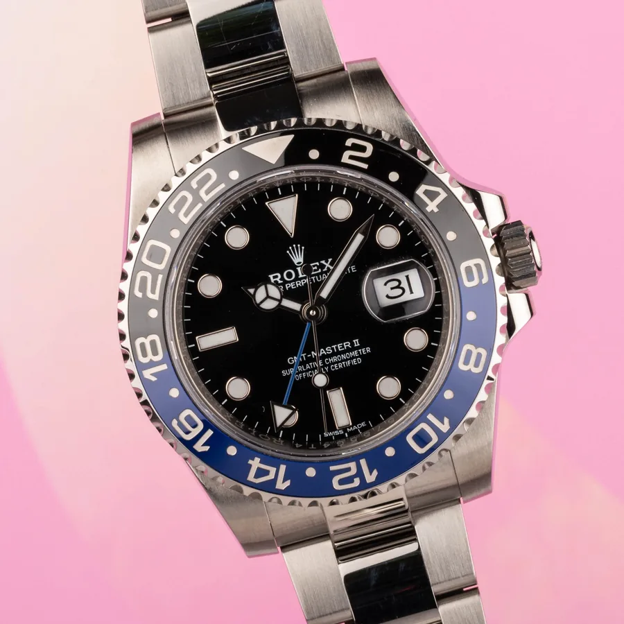 Rolex 2018 GMT Master Batman 2364D