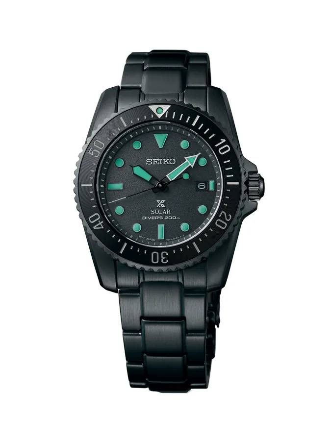 Seiko Prospex 'Black Series' Solar SNE587P1