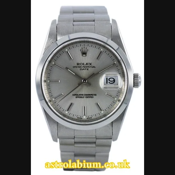 Rolex Oyster Perpetual DateBlack dial Watch Only 15200