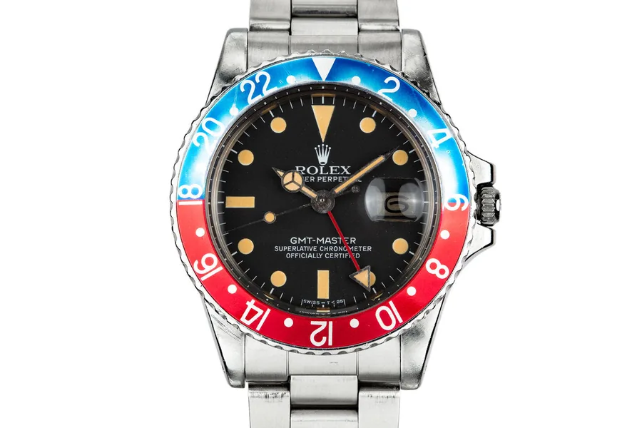 Rolex 1977 GMT-Master 1675 Pepsi A856