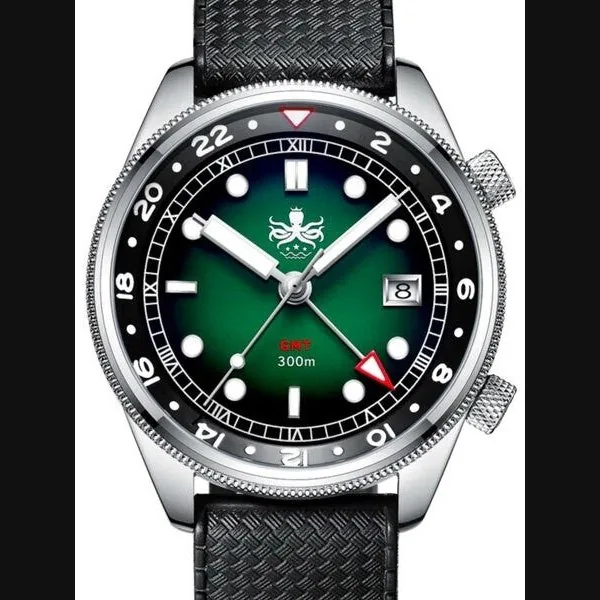 Phoibos Eagle Ray 300-Meter Dual-Time PX023A