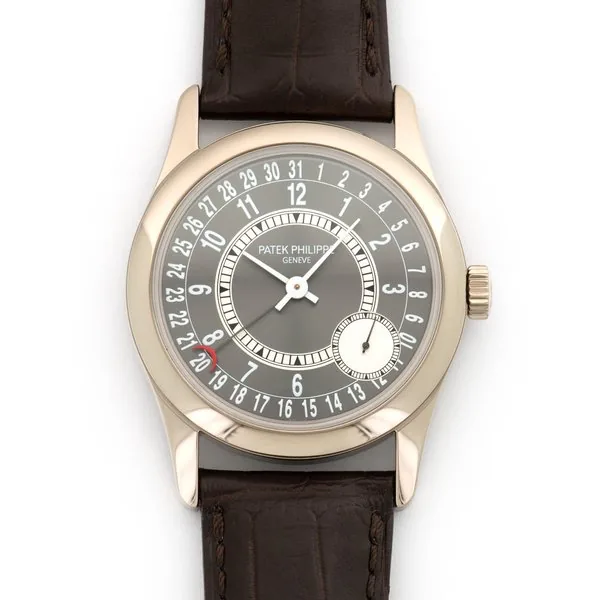Patek Philippe Calatrava6000G Calatrava 18K White Gold Gray Dial 6000G-010