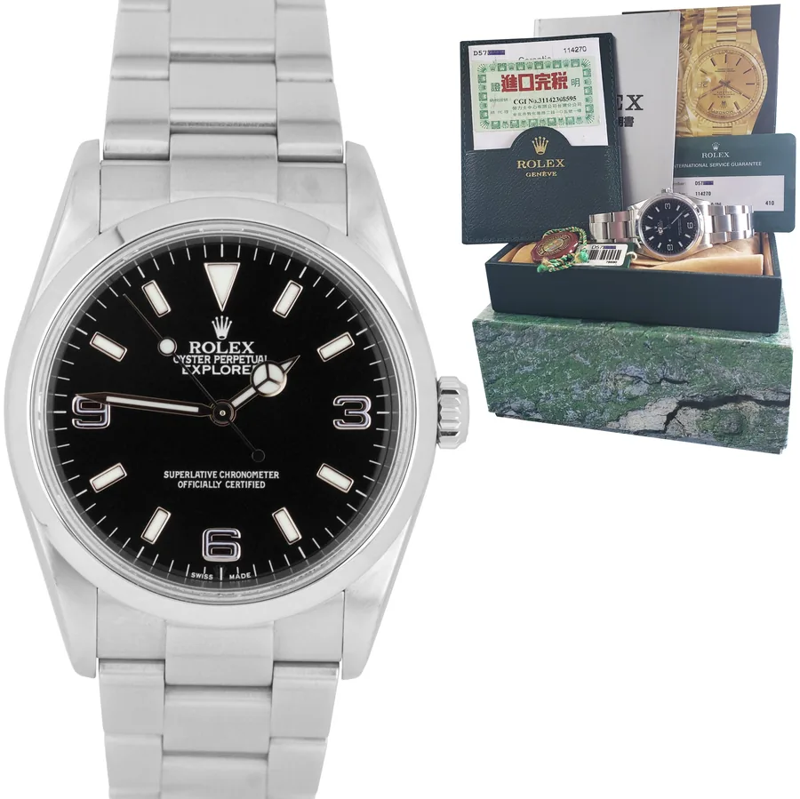 Massapequa Park UNPOLISHED Rolex Explorer I 114270
