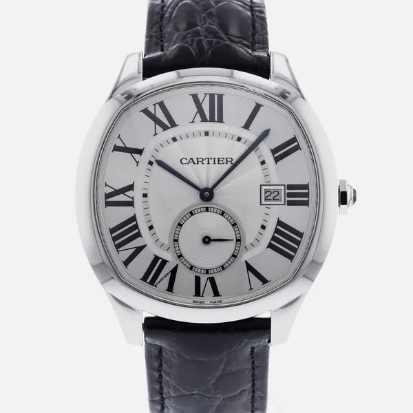 Cartier Drive de CartierSteel Silver Dial Automatic Watch WSNM0004