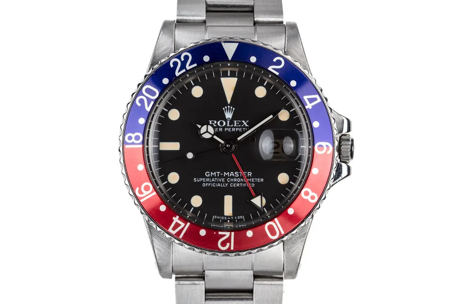 Rolex 1977 GMT-Master 1675 Pepsi A318
