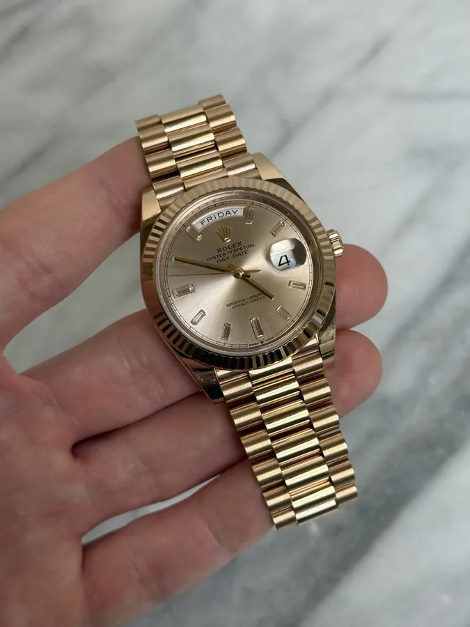 Rolex 2020 228235A Sundust Baguette 13646