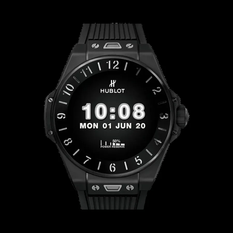Hublot Big BangE Black 42MM Digital Red/Black Rubber 440.CI.1100.RX