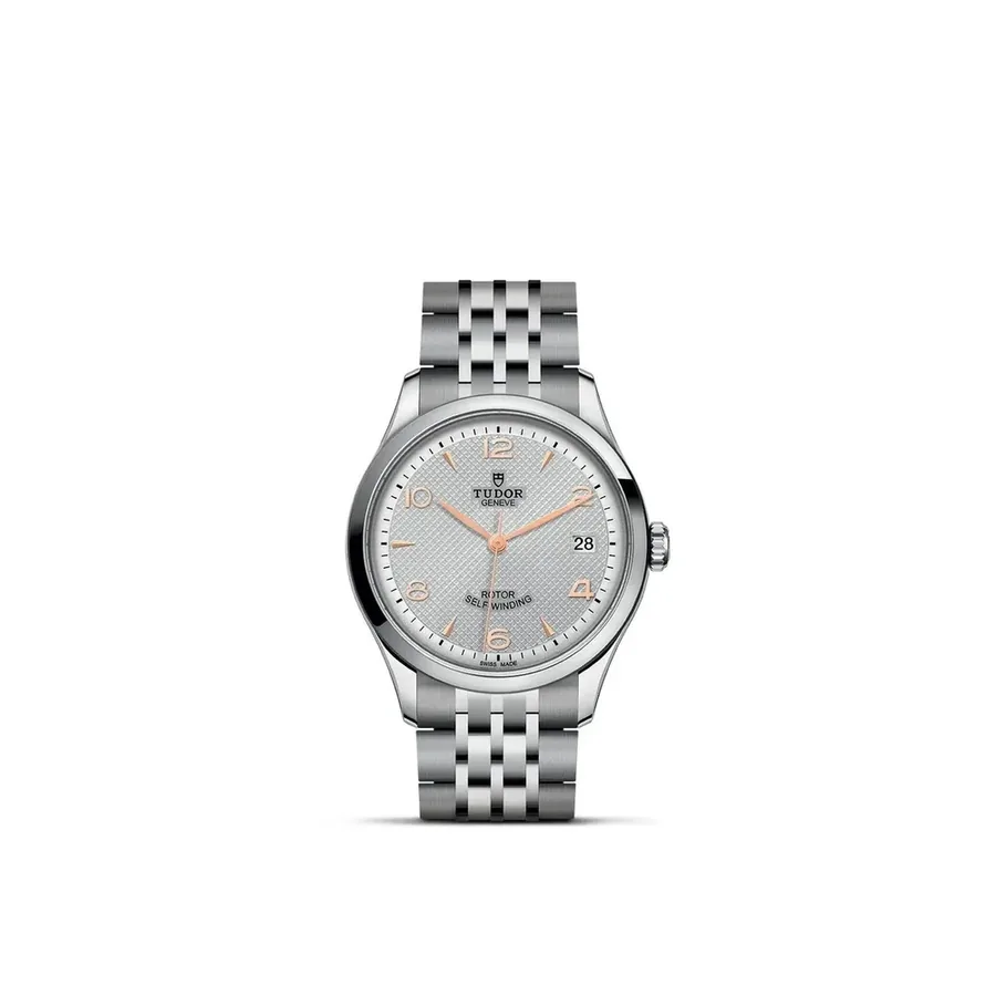 Tudor 192636mm Silver Waffle Dial Rose Gold Ref M91450-0001