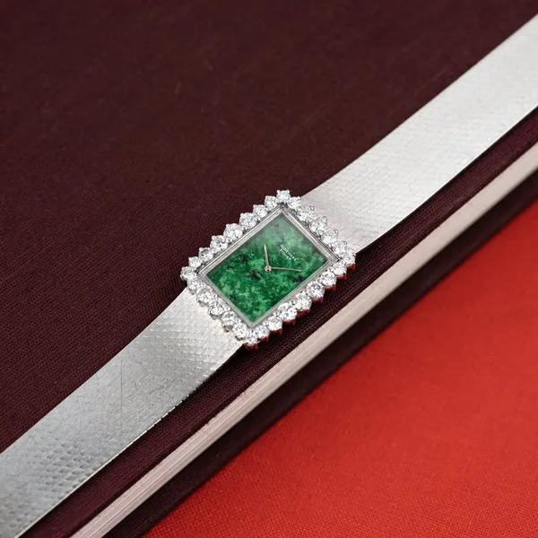Audemars Piguet Tank Jade & Diamonds 6798