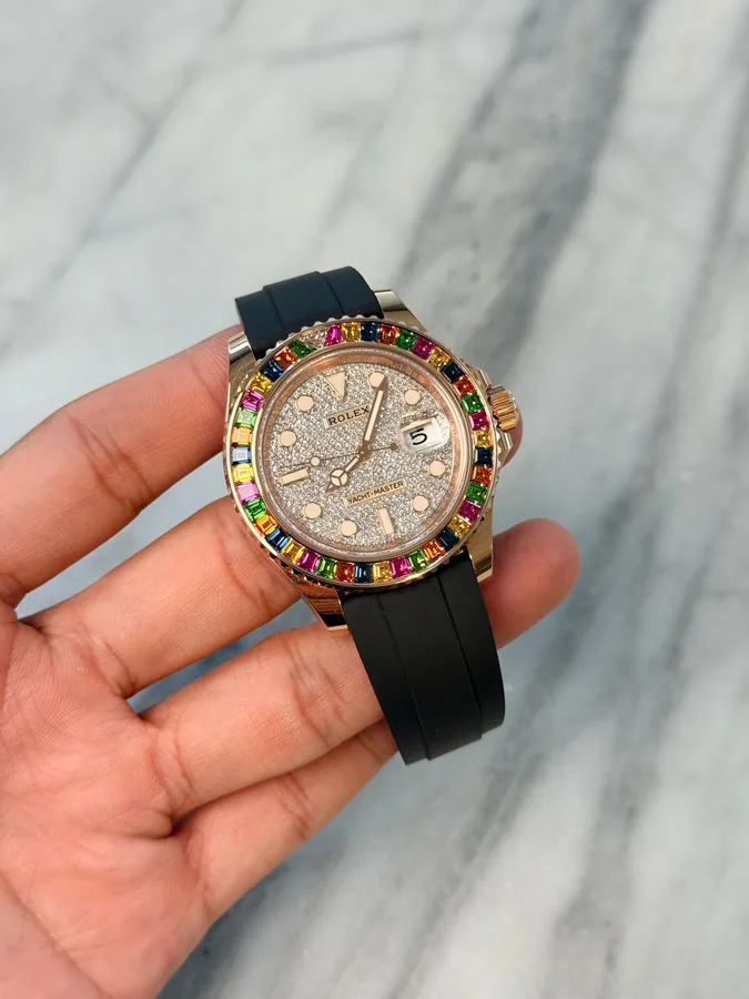 Rolex 2018 116695SATS Rainbow Pave 15318