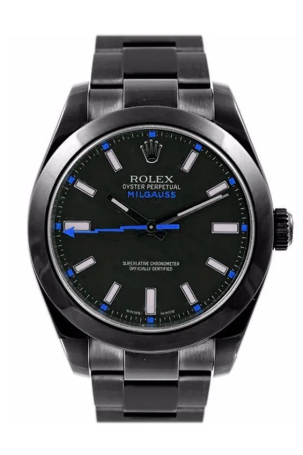 Rolex 116400V Black-pvd Milgauss RP028_MILGAU_BLACKD