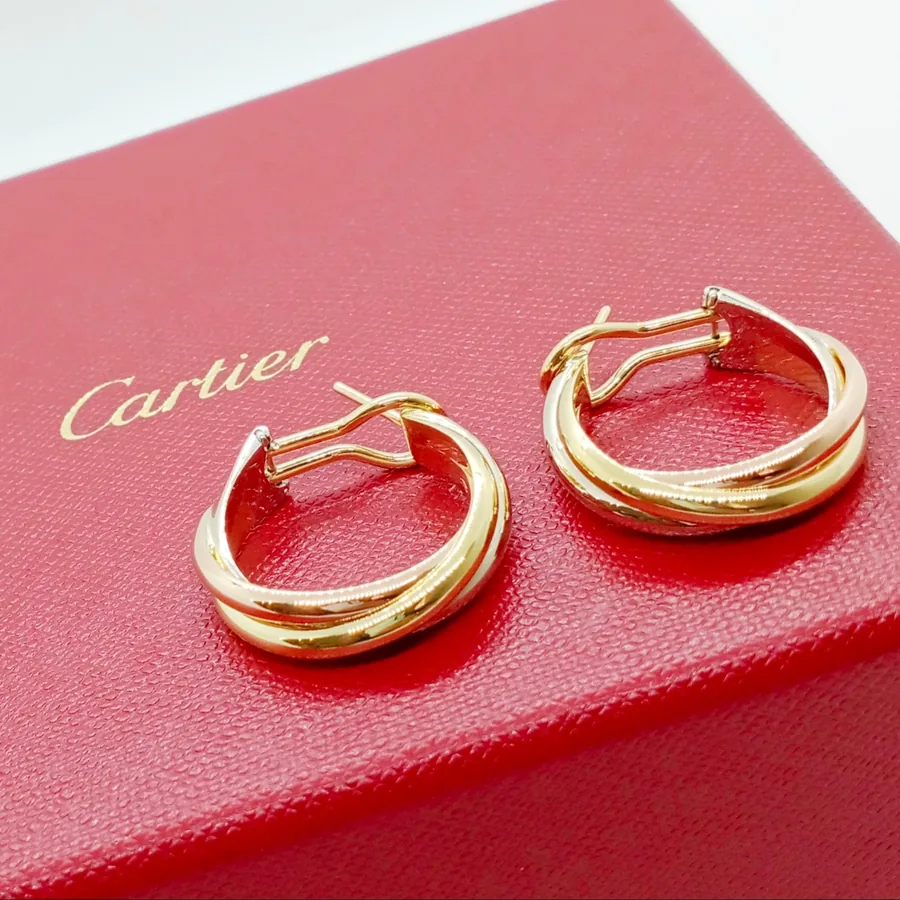 Cartier PRE-OWNED Trinity Hoop Earrings PHS11-3