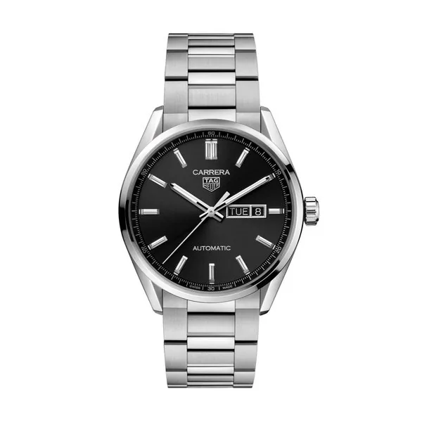 TAG Heuer Carrera Calibre 541mm Day-date NEW Black Dial WBN WBN2010.BA0640