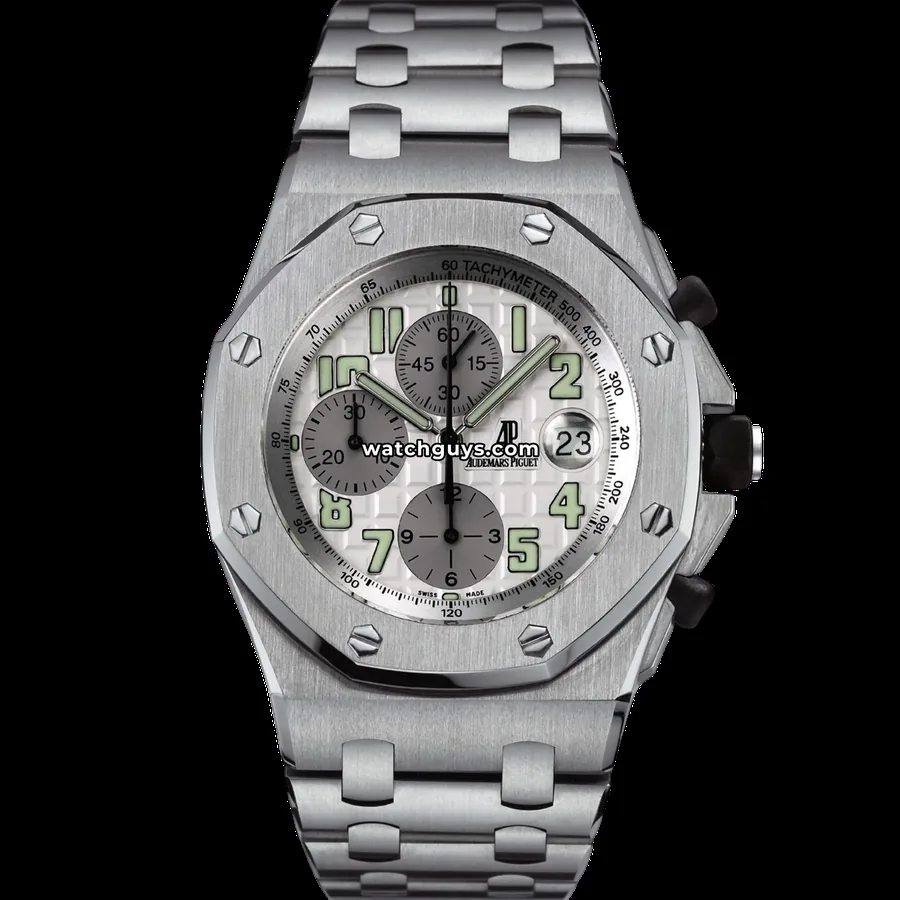 Audemars Piguet Royal Oak Offshore Chronograph42mm 25721ST Silver Dial 25721ST.OO.1000ST.07
