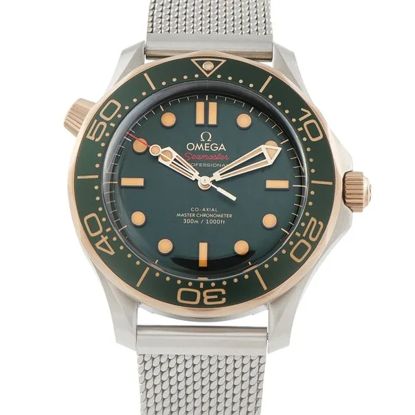 Omega Seamaster Diver 300 MBronze Gold with Green Dial 210.90.42.20.10.001