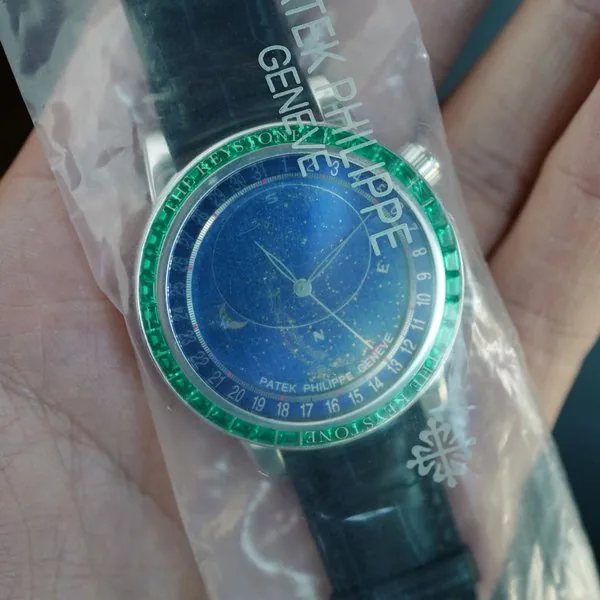 Patek Philippe Platinum Celestial Emerald 6104/13P-010