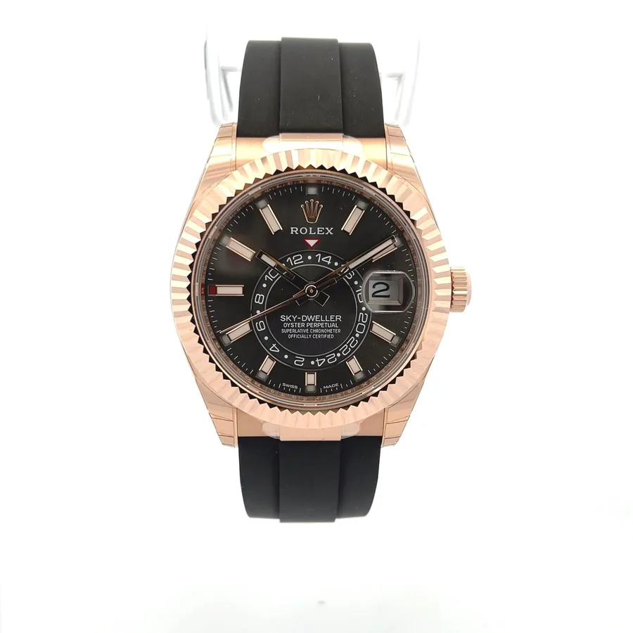 Rolex Sky-Dweller Everose 42mm Oysterflex TFM0K2DL