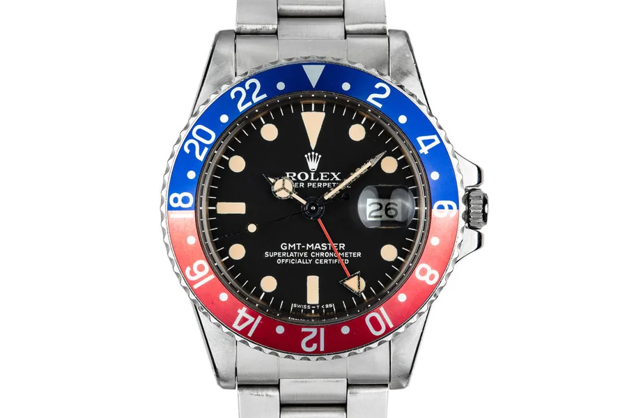 Rolex 1978 GMT-Master 1675 Pepsi A972