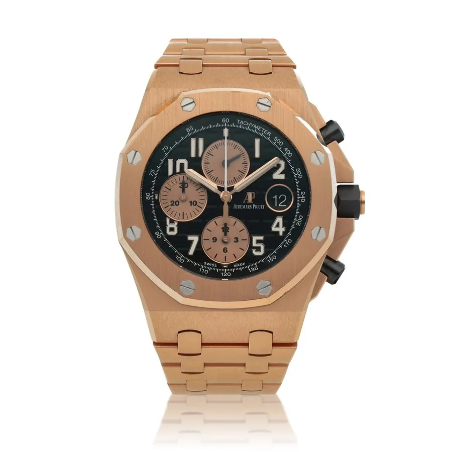 Audemars Piguet Royal Oak Offshore ChronographFull Set Rose Gold Half Brick 26470OR.OO.1000OR.03