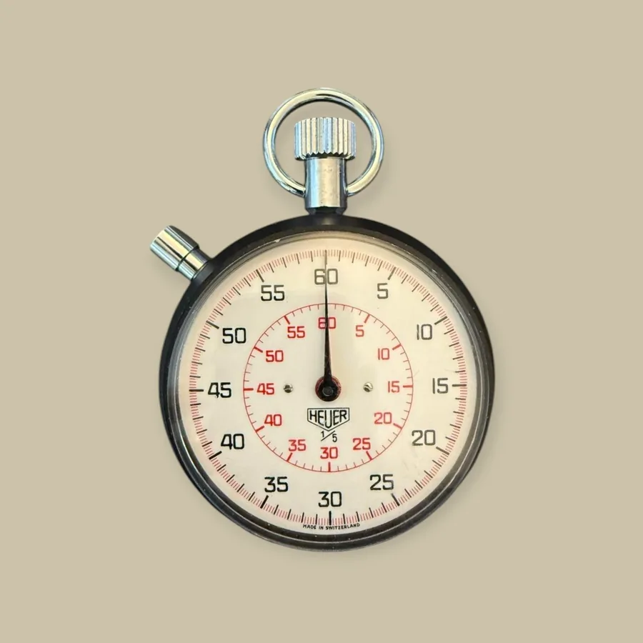 Heuer Vintage Stopwatch Stopuhr 384