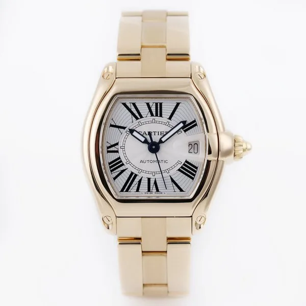 CARTIER, REF. 2524, ROADSTER, 18K YELLOW GOLD