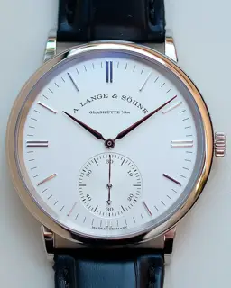 A. Lange & Söhne A. Lange & Söhne Saxonia 380.027 38.5mm White gold Silver