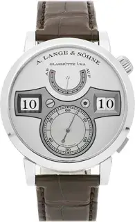 A. Lange & Söhne A. Lange & Söhne Zeitwerk 142.025 41mm Platinum Silver