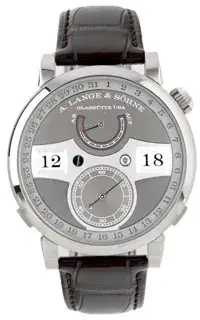 A. Lange & Söhne A. Lange & Söhne Zeitwerk 148.038 44mm White gold Gray