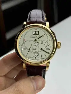A. Lange & Söhne A. Lange & Söhne Richard Lange 180.032 45.5mm Rose gold Silver