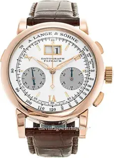 A. Lange & Söhne A. Lange & Söhne Datograph 403.032 39mm Rose gold Silver, Price & Market Data