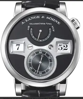A. Lange & Söhne A. Lange & Söhne Zeitwerk 140.029 41mm White gold Black
