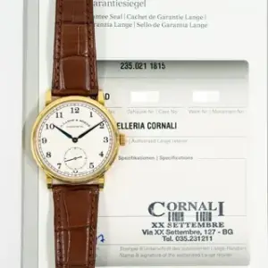 A. Lange & Söhne A. Lange & Söhne 1815 235.021 40mm Yellow gold Silver