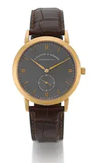 A. Lange & Söhne A. Lange & Söhne Saxonia 215.033 37mm 18k rose gold Gray