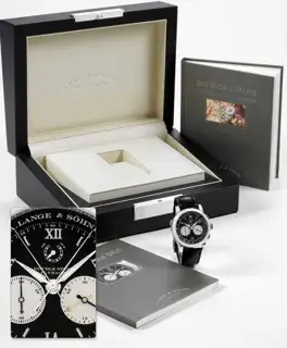 A. Lange & Söhne A. Lange & Söhne Double Split 404.035 43mm Platinum Black · 404.035