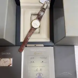 A. Lange & Söhne A. Lange & Söhne Saxonia 215.021 37mm Yellow gold Silver