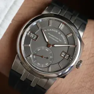 A. Lange & Söhne A. Lange & Söhne Odysseus 363.068 / LSLS3633AD 40.5mm Titanium and White gold Gray