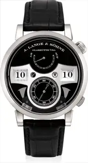 A. Lange & Söhne A. Lange & Söhne Zeitwerk 145.029 44mm White gold Black