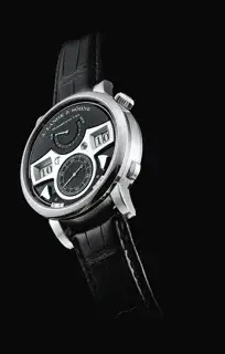 A. Lange & Söhne A. Lange & Söhne Zeitwerk 145.029 44mm White gold Black · 145.029