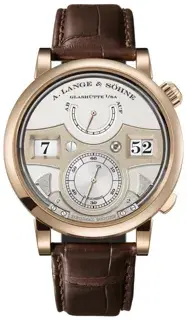 A. Lange & Söhne A. Lange & Söhne Zeitwerk 143.050 / LSLS1436AA 44mm 18k yellow gold Silver